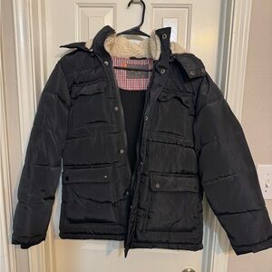 Ben Sherman Black Jacket with Cream Lining